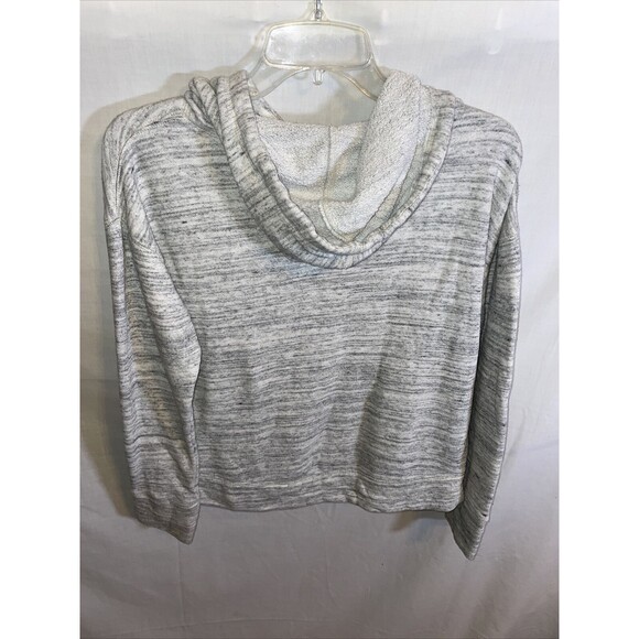 Reebok Pullover Hoodie Womens Size X Small Gray Cotton Blend Long Sleeve Running - Picture 8 of 12